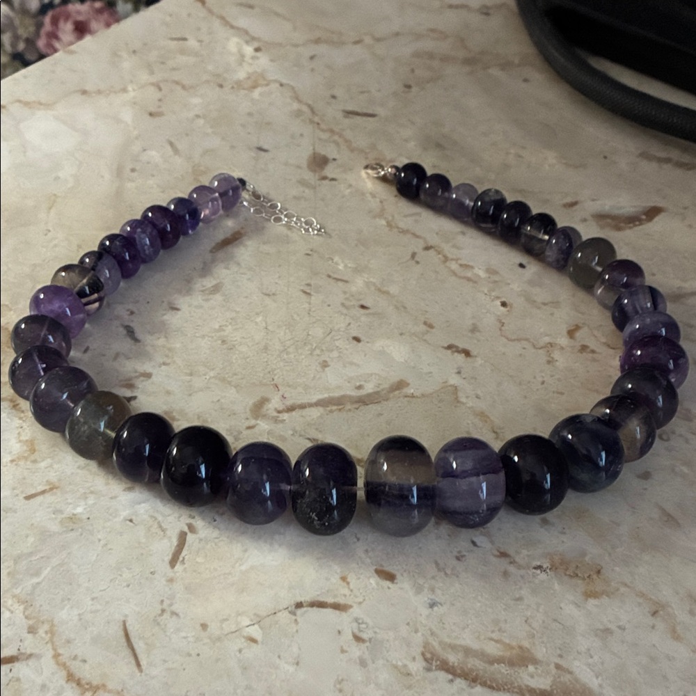 Elegant Purple Amethyst necklace